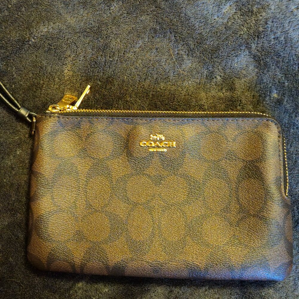 Coach Black and Brown Wallet